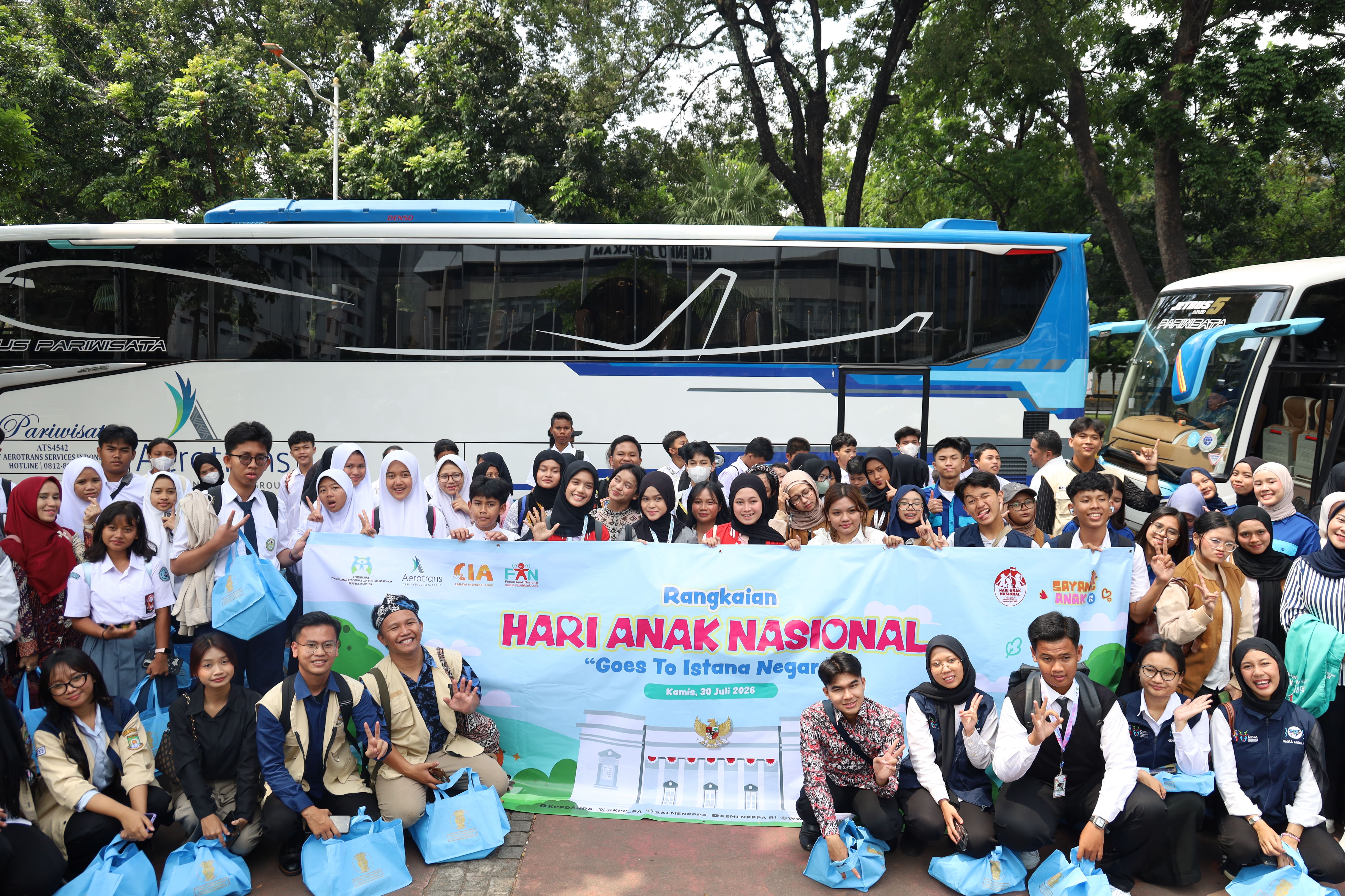 Aerotrans Supports the AMPK Goes to Istana Activity in Collaboration with Kemen PPPA